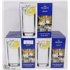 Image 1 : 3 NEW 4 PACKS OF VILLEROY & BOCH 24% LEAD CRYSTAL