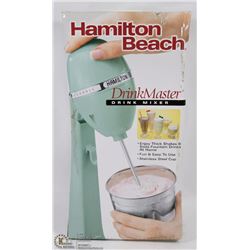 HAMILTON BEACH DRINKMASTER DRINK MIXER.
