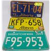 Image 1 : LOT OF 3 VINTAGE LICENSE PLATES