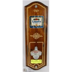 VINTAGE LABATTA WALL BOTTLE OPENER