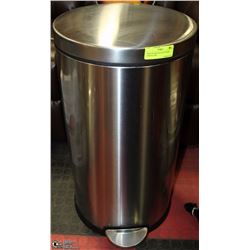 SIMPLEHUMAN S/S FOOT PEDAL GARBAGE BIN