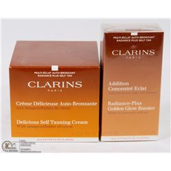 CLARINS DELICIOUS SELF TANNING CREAM AND