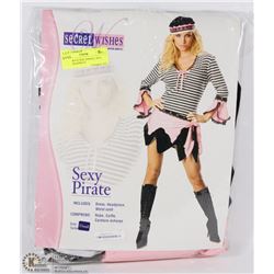 SEXY PIRATE SIZE XSMALL INCL DRESS, HEADPIECE