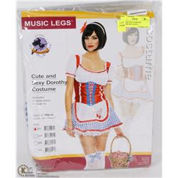 CUTE AND SEXY DOROTHY COSTUME SIZE XS INCL