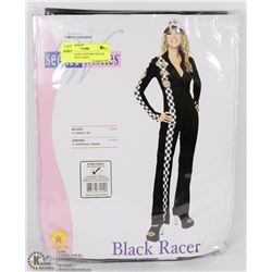 BLACK RACER COSTUME SIZE XS INCL JUMPSUIT &HAT