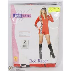 RED RACER COSTUME INCL ROMPER AND HAT