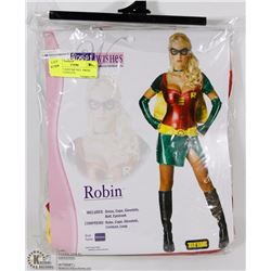 "ROBIN" COSTUME INCL. DRESS, CAPE, GLOVELETS,