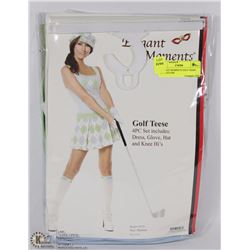 ELEGANT MOMENTS GOLF TEESE 4PC COSTUME