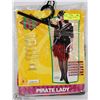 Image 1 : PIRATE LADY INCL HEADBAND, SHIRT, VEST, SKIRT,