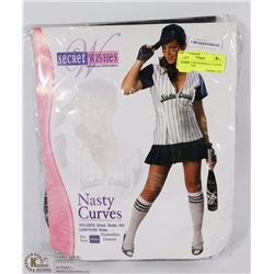 NASTY CURVES BASEBALL PLAYER COSTUME SIZE
