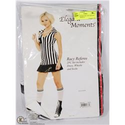 RACY REFEREE 2PC COSTUME INCL DRESS, WHISTLE