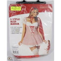 LITTLE RED RIDER COSTUME SIZE M/L INCL GINGHAM