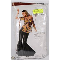 2PC GO-GO DIVA COSTUME INCL SHIFFON HALTER BLOUSE