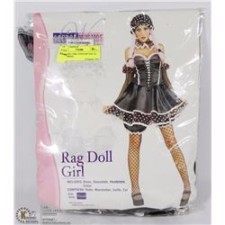 RAG DOLL GIRL COSTUME SIZE XS INCL DRESS,
