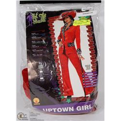 UPTOWN GIRL COSTUME SIZE LARGE INCL REAL