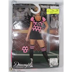 "WORLD CUP KICKER" COSTUME SIZE MEDIUM INCL