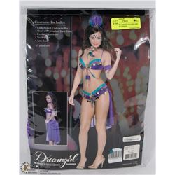 DREAMGIRL MARDI GRAS QUEEN  INCL EMBELLISHED