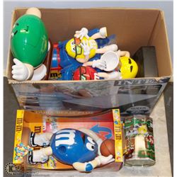 BOX OF ASSORTED M&M COLLECTIBLES