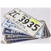 Image 1 : LOT OF 6  ALBERTA 1969 LICENSE PLATES