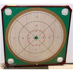 DOUBLE SIDED CROKINOLE BOARD