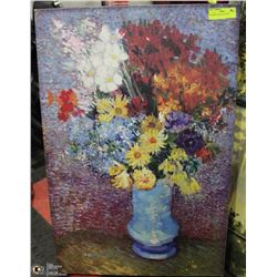 FLOWERS 30X20 ON CANVAS