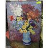 Image 1 : FLOWERS 30X20 ON CANVAS