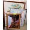 Image 1 : LOT OF 3 ESTATE FRAMED PRINTS