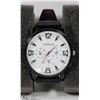 Image 1 : WEIJEER STAINLESS STEEL MENS WATCH RUBBER STRAP