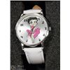 Image 1 : BETTY BOOP WATCH WITH WHITE STRAP
