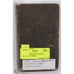 1915 COMMON PRAYER BOOK UNIVERSITY PRESS