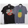 Image 1 : TWO NEW MENS SIZE MEDIUM T-SHIRTS " NO