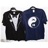 Image 1 : TWO NEW MENS SIZE LARGE T-SHIRTS "STAR WARS