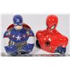 Image 1 : TWO NEW MARVEL SUPER HERO PIGGY BANKS