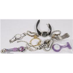 BOX OF FASHION WATCHES