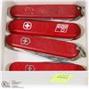LOT OF 4 MADE IN SWITZERLAND MULTIFUNCTION POCKET