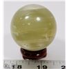 #75 GREEN ONYX POLISH SPHERE BALL