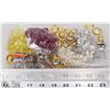 BOX OF BEADS AND JEWELRY MAKING SUPPLIES