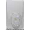 VAL SAINT LAMBERT CRYSTAL VASE WITH COA