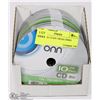 LOT OF 60 CD-RW MEDIA DISKS