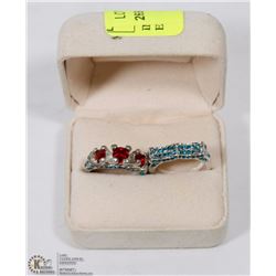 INFINITE ROMANCE 2PC CZ ENGAGEMENT SET