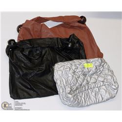 LOT OF THREE WOMENS PURSES