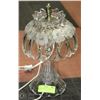 CRYSTAL & BRASS LAMP 14"