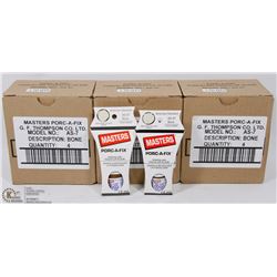 3 CASES OF MASTERS PORC-A-FIX PORCELAIN TOUCH