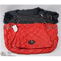 LOT OF THREE WOMENS PURSES