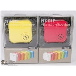 LOT OF TWO MAGIC VIBRATION SPEAKER