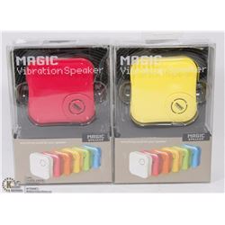 LOT OF TWO MAGIC VIBRATION SPEAKERS