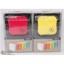 LOT OF TWO MAGIC VIBRATION SPEAKERS