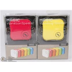 LOT OF TWO MAGIC VIBRATION SPEAKERS