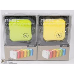 LOT OF TWO MAGIC VIBRATION SPEAKERS