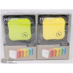LOT OF TWO MAGIC VIBRATION SPEAKERS